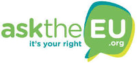 Logo strony do mechanizmu pozwalającego na pytanie instytucji Unii Europes